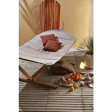 Andre Mærker Palermo Hængekøje - Teak/lys Grå - Billede 7