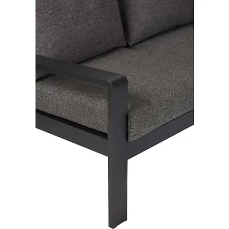 Andre Mærker Palamos Hjørnesofa - Aluminium/polyester - Grå - Billede 4