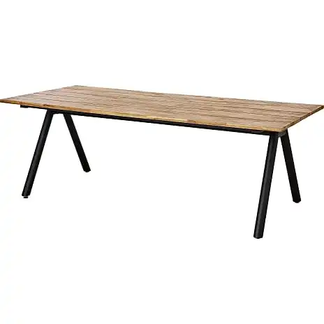 Andre Mærker Yuma Havemøbelsæt Med 6 Dawson Havestole - Sorte - Billede 2