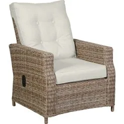 VILA Gotland Loungestol Med Pumpe - Natur