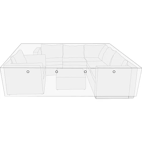 Andre Mærker Premium Melbourne Overtræk Til Sofasæt - Flint Grå