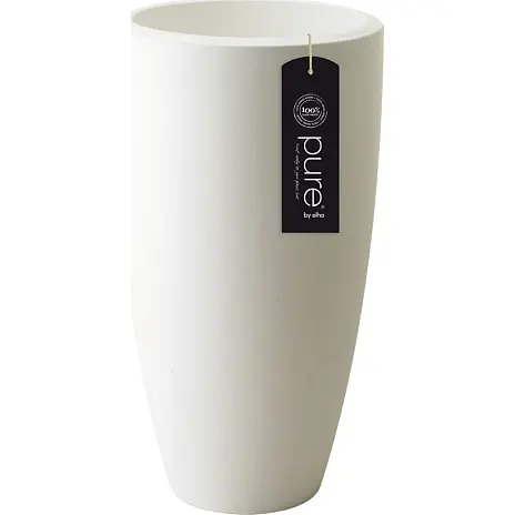 Elho Pure SOFT Rund Høj Krukke - Hvid