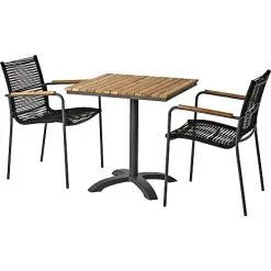 Mood Cafébord Med 2 Mood Stole - Sort