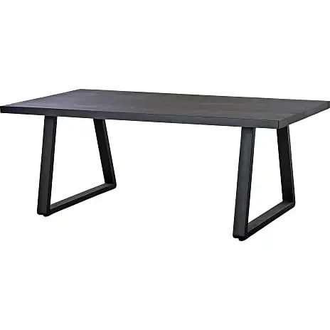 Andre Mærker Herning Havebord Med 6 Messina Stole - Sort/grå - Billede 2