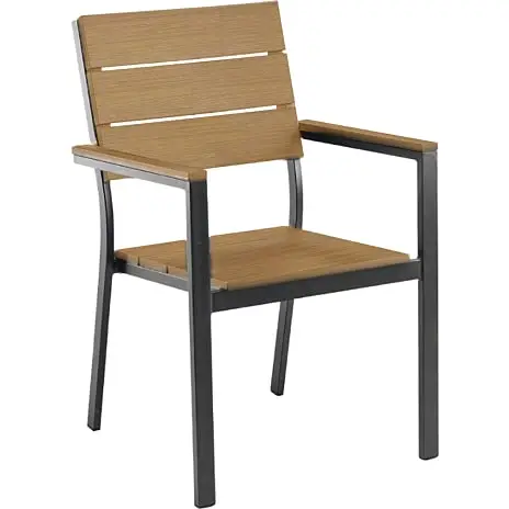 Andre Mærker Carlton Cafébord Med 2 Carlton Stole - Teaklook - Billede 4