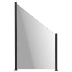 Hortus Glashegn Med Aluskinne 1500/1000 Mm - Røg