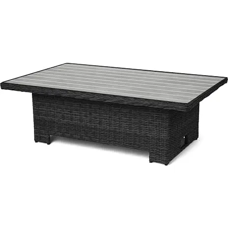 Vila Tjørn Havebord Med Hæve/sænkefunktion 134 Cm - Sort - Billede 5