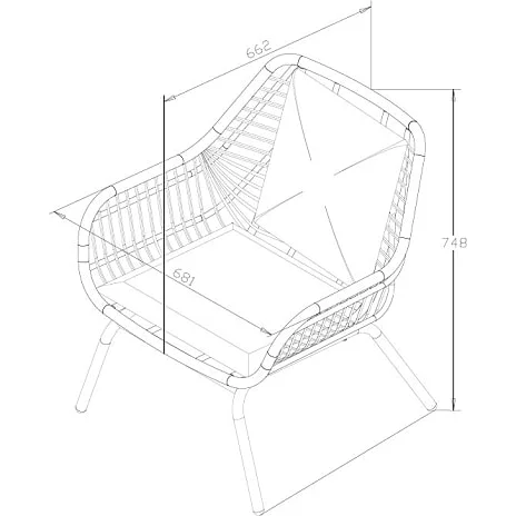 Andre Mærker Marsala Loungesæt - Sort - Billede 4