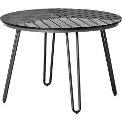 Mood Houston Nonwood Havebord - Antracit/sort