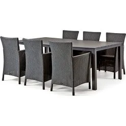 Andre Mærker Carlton Havebord Med 6 Iowa Stole