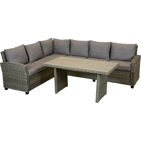 Vila Orust Loungesæt Grå M/hjørnesofa