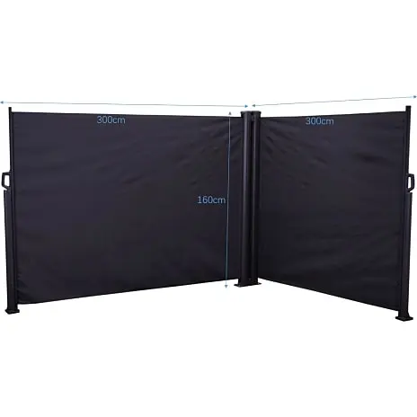 Andre Mærker Clara Dobbelt Udtrækslæhegn/læsejl - Sort - Billede 5