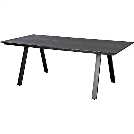 Andre Mærker Riverside Havebordsæt Med 6 Las Palmas Stole - Sort - Billede 5