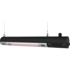 Hortus Væghængt Terrassevarmer - Sort/sølv