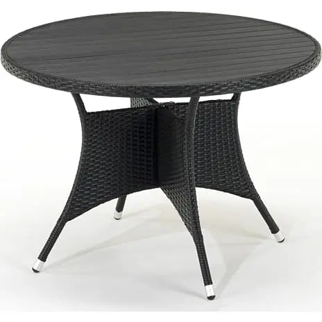 Andre Mærker Kos Havebord 105 Cm Rundt - Sort