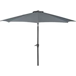 Andre Mærker Miami Parasol Ø300 Cm - Sort/grå