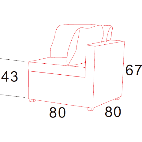 Andre Mærker Modesto Loungesæt - Natur - Billede 8