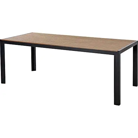 Andre Mærker Carlton Havesæt 205x90 Cm Med 6 York Stole - Teak/sort - Billede 2