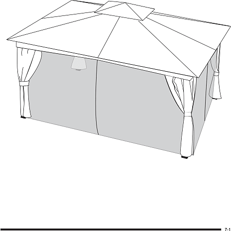 Andre Mærker Linea Pavillon Deluxe 4x3 Meter - Billede 4