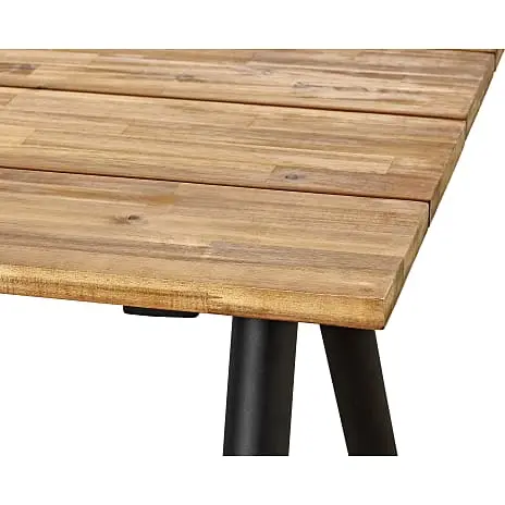 Andre Mærker Yuma Havemøbelsæt Med 6 Dawson Havestole - Sorte - Billede 4