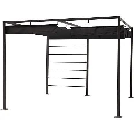 Andre Mærker Bali Pergola - Antracit Ramme Med Sort Cover