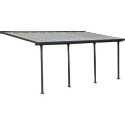 Canopia By Palram Palram - Canopia Feria Terrasseoverdækning Sampak 18,1 M2 - Antracitgrå
