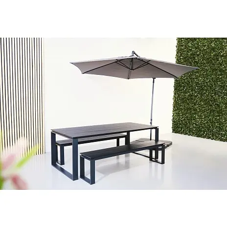 Andre Mærker Melville Bord-bænkesæt I Nonwood 210x100 Cm - Sort - Billede 7