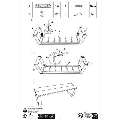 Andre Mærker Melville Havebænk - Douglas - Billede 3