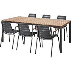 Andre Mærker Mood Classic Havebord M/6 Austin Havestole