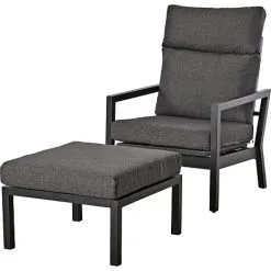 Andre Mærker Belfort Positionsstol M. Fodskammel - Grå