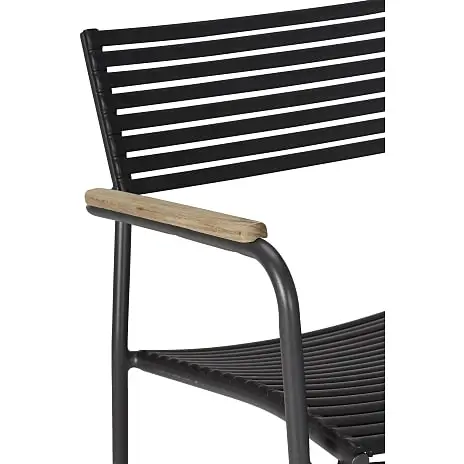 Andre Mærker KERTEMINDE TEAK SÆT Ø150CM, MED 6 MOOD AIR SORT/TEAK STOLE - Billede 5