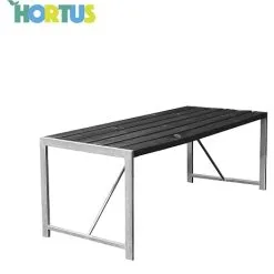 Hortus Augusta Bord - Sort/galv. Stel
