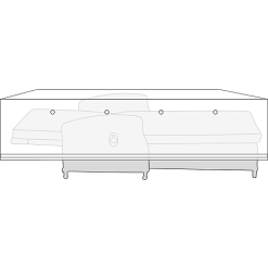 Andre Mærker Premium Ceduna Overtræk Til Solvogn - Flint Grå