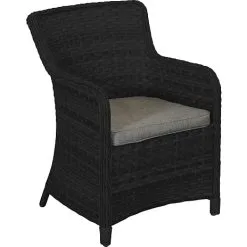 Vila Tjørn Havestol Med Lav Ryg - Sort