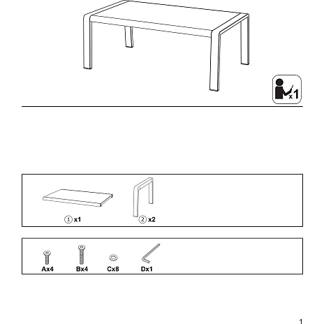Andre Mærker Palamos Loungebord Med Sort Aluminium Ramme Og Cementbordplade - Billede 8