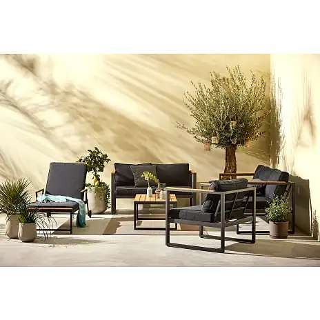 Andre Mærker Tavira Loungesæt - 3+2-pers. Sofa, 1 Stol Og Bord - Billede 2