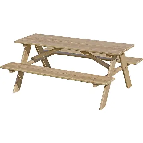 NORDIC PLAY Børne Bord/bænkesæt Lærketræ