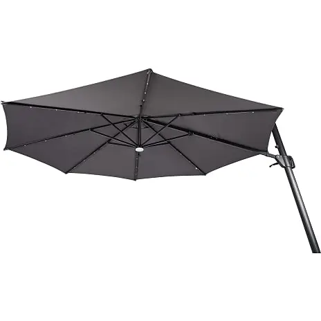 Andre Mærker Panama Hængeparasol Ø350 Cm, Uden Fod - Sort - Billede 2