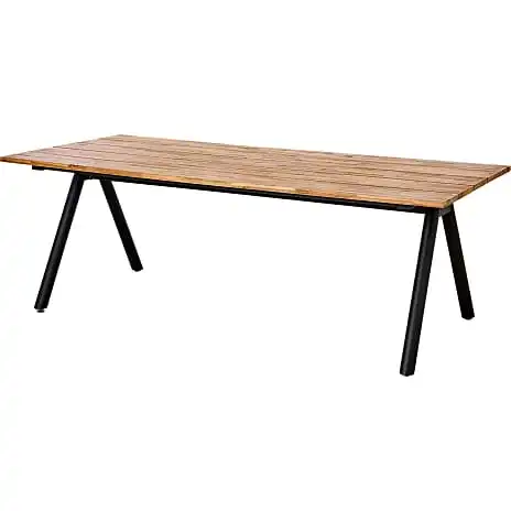 Andre Mærker Yuma Havemøbelsæt Med 6 Las Palmas Stole - Akacietræ/grå - Billede 5