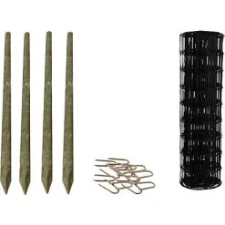 HORTUS Pakke Med Træstolper - Sort