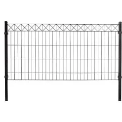 Hortus Panelhegn Med Deko "X", 780 X 2000 Mm - Sort