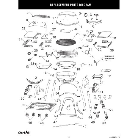 Char-Broil All-Star 120 Gasgrill - Sort - Billede 14