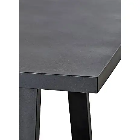 Andre Mærker Herning Havebord Med 6 Messina Stole - Sort/grå - Billede 7