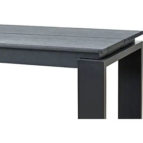 Andre Mærker Melville Bord-bænkesæt I Nonwood 210x100 Cm - Sort - Billede 4