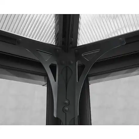 Canopia By Palram Palram - Canopia Ledro 3600 Lukket Havepavillon - Antracitgrå - Billede 7