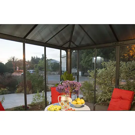 Canopia By Palram Palram - Canopia Ledro 3600 Lukket Havepavillon - Antracitgrå - Billede 5