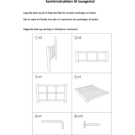 Andre Mærker Lizzano Bambus Loungestol - Billede 7