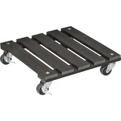 Wagner Rulleplade WPC, Gummi Hjul - Antracit