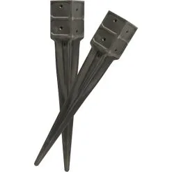 HORTUS Stolpespyd Plast 7,6 X 7,6 Cm, L: 75 Cm - Sort