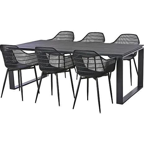 Andre Mærker Melville Havemøbelsæt M. San Jose Stole - Sort